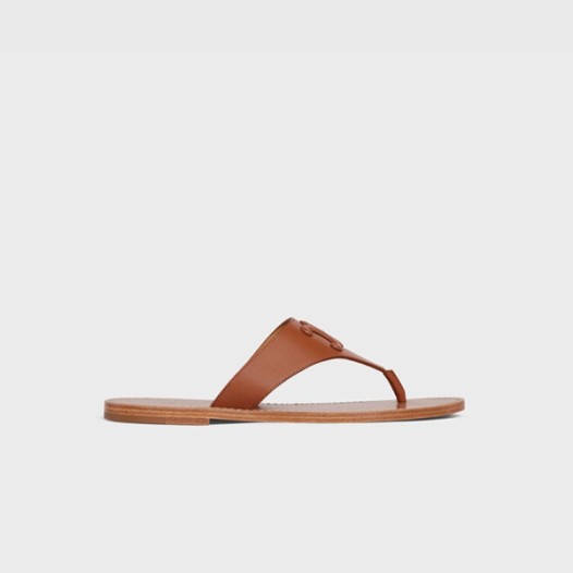 ❤셀린느 여성 트리오페 페이턴트 샌들 【매장-100만원대】 - Celine Womens Camel Slippers - ce224x