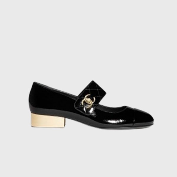 ✨샤넬 여성 메리 제인 페이턴트 고트스킨 & 블랙 【매장-300만원대】 - Chanel Womens Black Shoes - ch543x