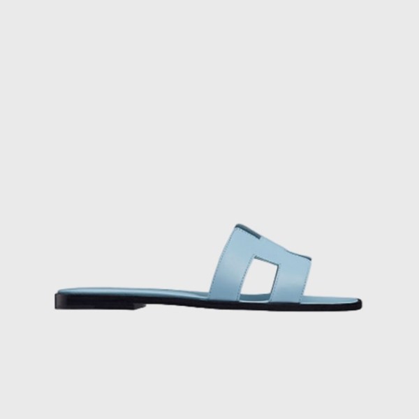 ✨에르메스 여성 오란 샌들 【매장-150만원대】 - Hermes Womens Blue Slippers - he363x