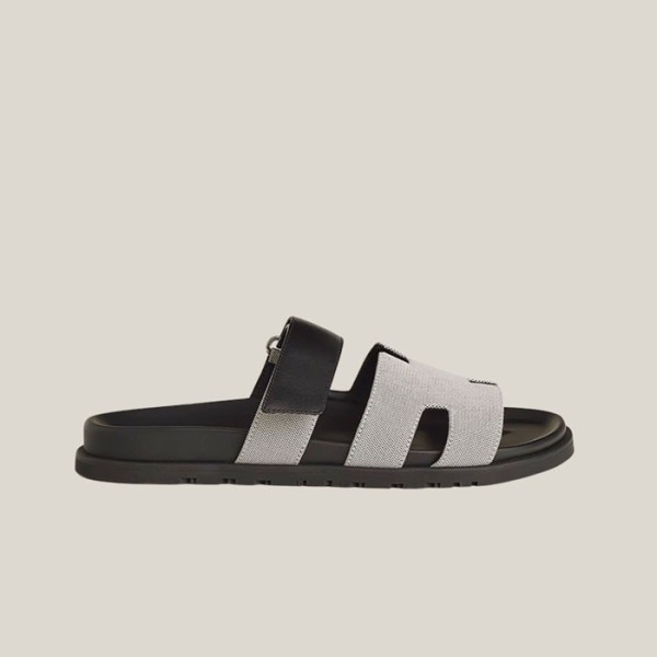 ✨에르메스 여성 시프레 울스킨 샌들 【매장-200만원대】 - Hermes Womens Black Slippers - he383x