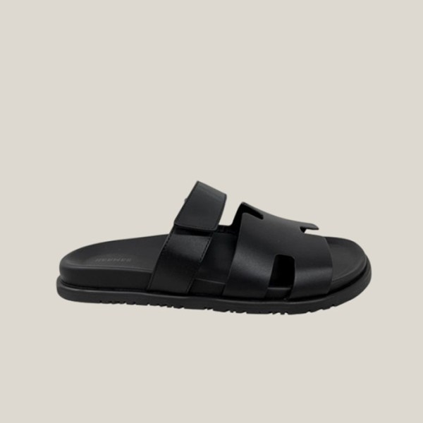 ✨에르메스 여성 시프레 샌들 【매장-200만원대】 - Hermes Womens Black Slippers - he388x