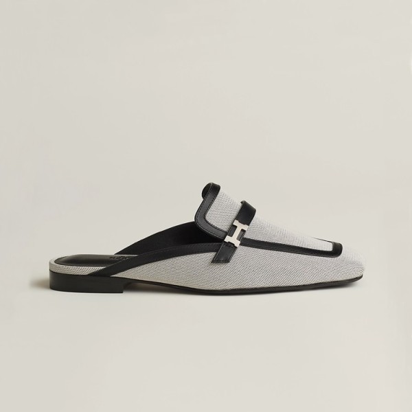 ✨에르메스 그루피 뮬 샌들 【매장-220만원대】 - Hermes Womens Gray Mules - he393x