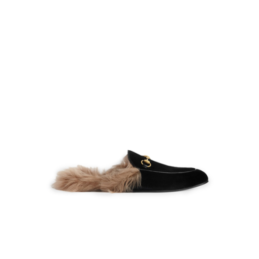 ❤구찌 여성 프린스타운 벨벳 퍼슬리퍼 로퍼 428619 【매장-100만원대】 - Gucci Womens Black Loafers - gu1063x