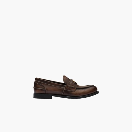 ❤미우미우 여성 가죽 페니 로퍼 Brown 【매장140만원대】 - Miumiu Womens Brown Loafers - miu318x