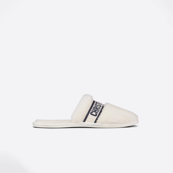 ✨디올 여성 시어링 뮬 슬리퍼 KDB725ESK 【매장-130만원대】 - Dior Womens Black Slippers - di768x