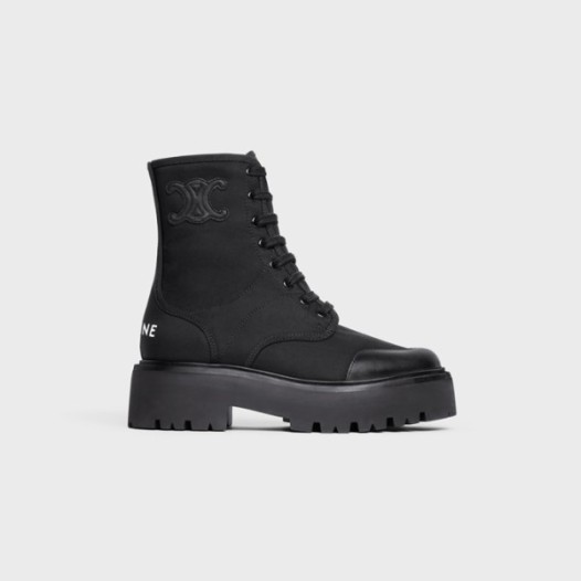 ❤셀린느 여성 벌키 레이스업 부츠 345597004C 【매장-140만원대】 - Celine Womens Black Boots - ce231x