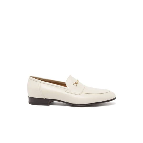 ✨구찌 여성 레더 홀스빗 로퍼 【매장-120만원대】 - Gucci Womens White Loafers - gu1076x