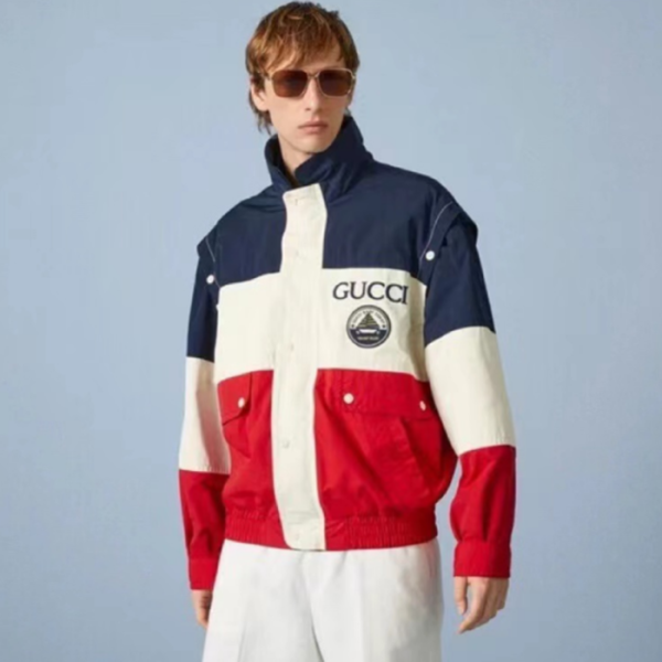 ✨구찌 남성 캐쥬얼 블루 집업 자켓 - Gucci Mens Blue Zip-up Jackets - gu1079x