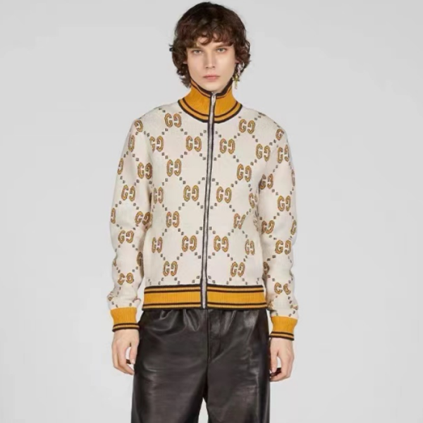 ✨구찌 남성 캐쥬얼 베이지 집업 자켓 - Gucci Mens Beige Jackets - gu1084x