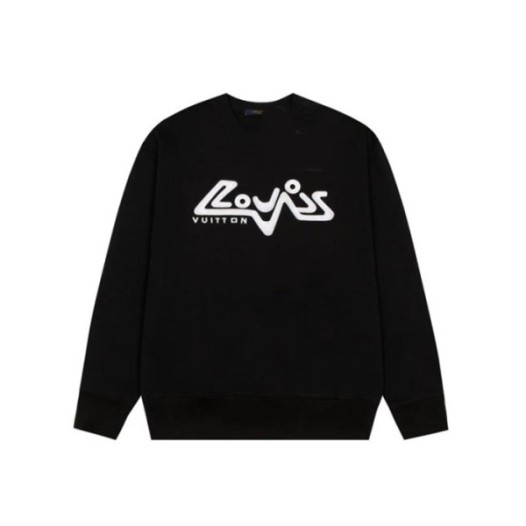 ❤루이비통 남성 블랙 맨투맨 - Louis vuitton Mens Blkack Tshirts - lv1976x