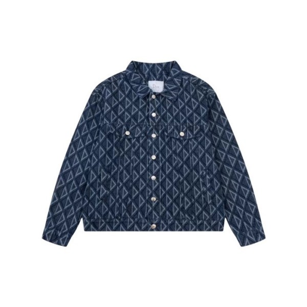 ✨디올 남성 네이비 데님 자켓 - Dior Mens Navy Jackets - di782x