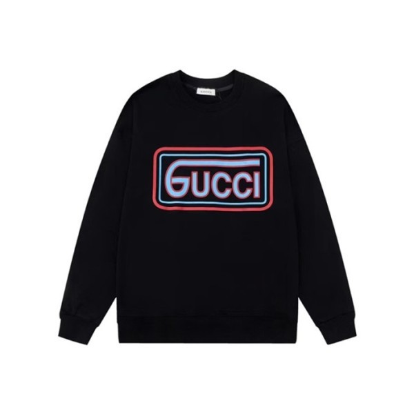 ✨구찌 남성 베이직 블랙 맨투맨 - Gucci Mens Black Tshirts - gu1086x