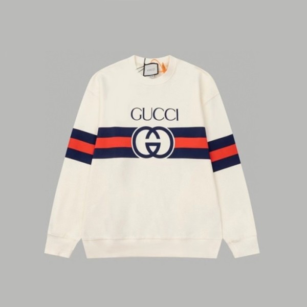 ✨구찌 남성 베이직 아이보리 맨투맨 - Gucci Mens Ivory Tshirts - gu1089x