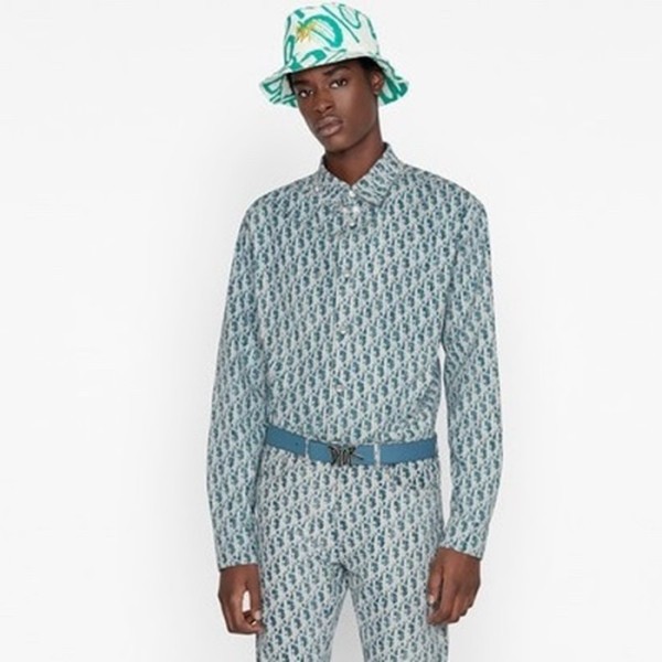 ✨디올 남성 캐쥬얼 블루 셔츠 - Dior Mens Blue Shirts - dic792x
