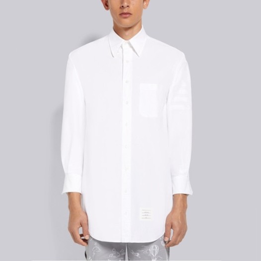 ❤톰브라운 남성 화이트 셔츠 - Thom Browne Mens White Tshirts - th97x