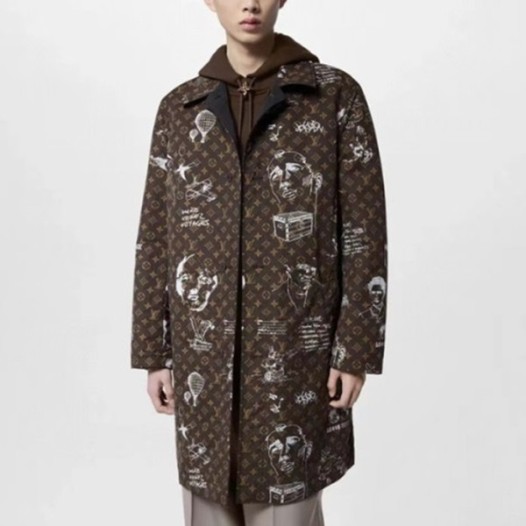 ❤루이비통 남성 브라운 롱 양면 자켓 - Louis vuitton Mens Brown Jackets - lv1994x