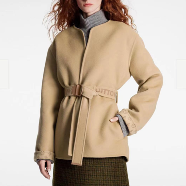 ✨루이비통 여성 베이지 코트 - Louis vuitton Womens Beige Coats - lv2020x