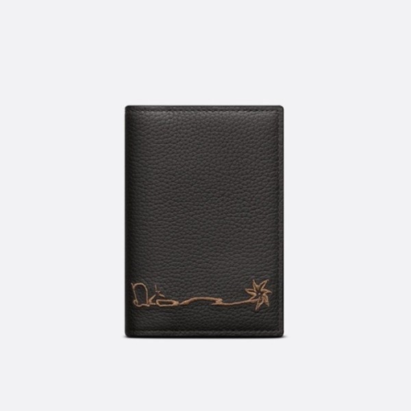 ✨디올 남성 블랙 반지갑 - Dior Mens Black Half Wallets - di806x
