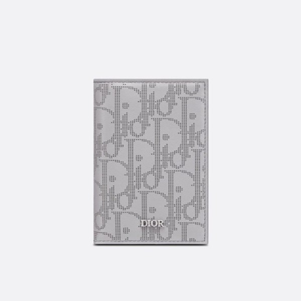 ✨디올 남성 그레이 반지갑 - Dior Mens Gray Half Wallets - di808x