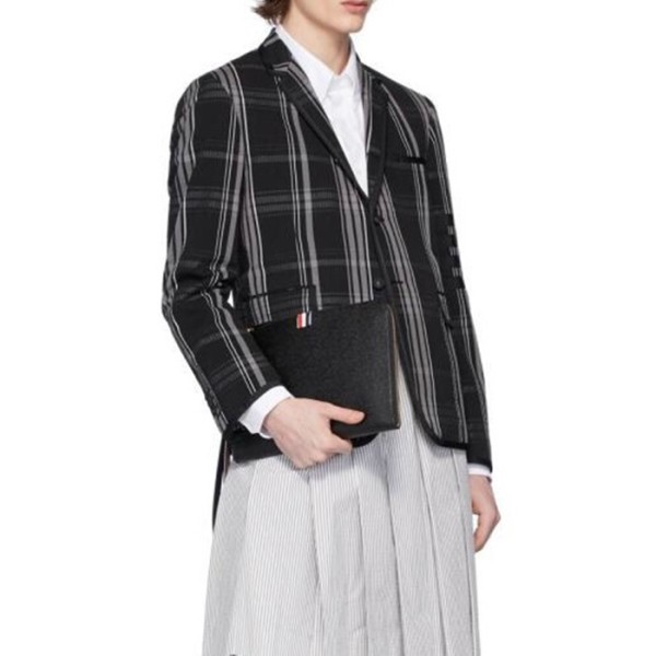 ✨톰브라운 남성 블랙 클러치 - Thom Browne Mens Black Clutch - th116x