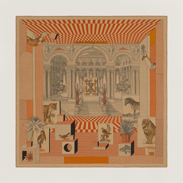 ✨에르메스 여성 레드 스카프 - Hermes Womens Red Scarf - he501x