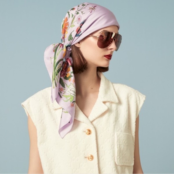 ✨구찌 여성 퍼플 스카프 - Gucci Womens Purple Scarf - gu1086x