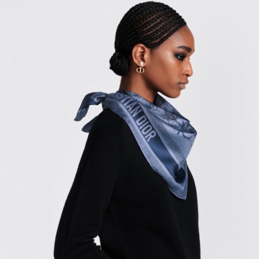 ❤디올 여성 블루 스카프 - Dior Womens Blue Scarf - acc843x