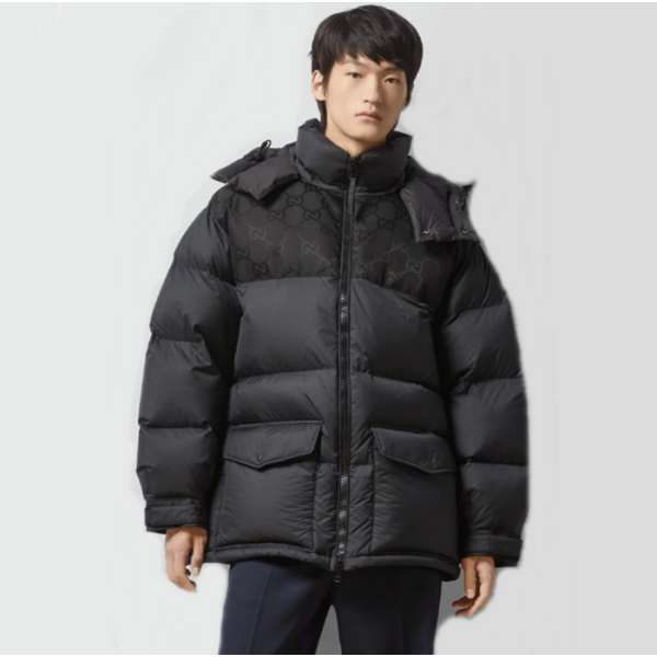 ✨구찌 남성  덕다운 블랙 패딩 - Gucci Mens Black Padding - gu1105x