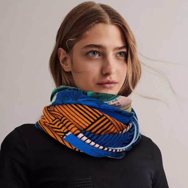 ✨에르메스 여성 오렌지 스카프 - Hermes Womens Orange Scarf - he516x