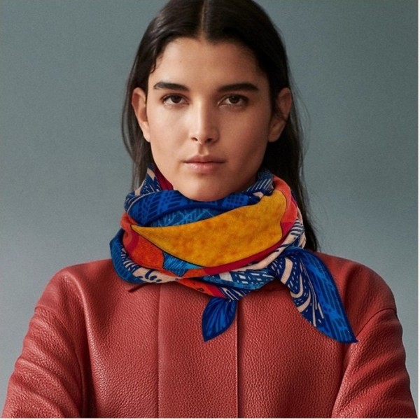 ✨에르메스 여성 레드 스카프 - Hermes Womens Red Scarf - he517x
