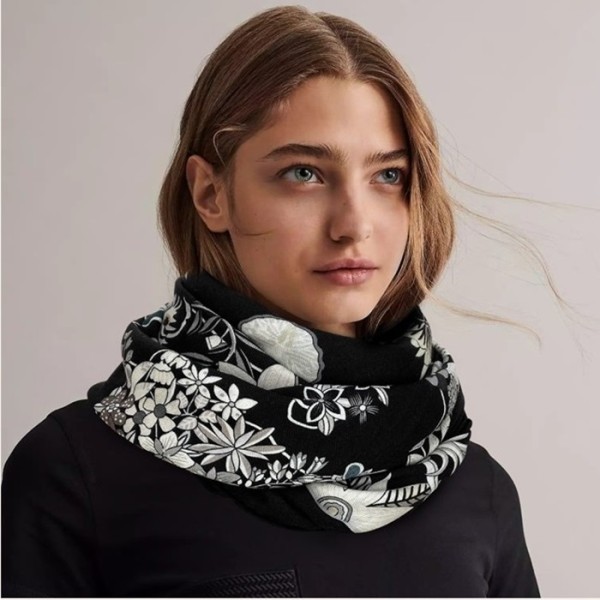 ✨에르메스 여성 블랙 스카프 - Hermes Womens Black Scarf - he518x