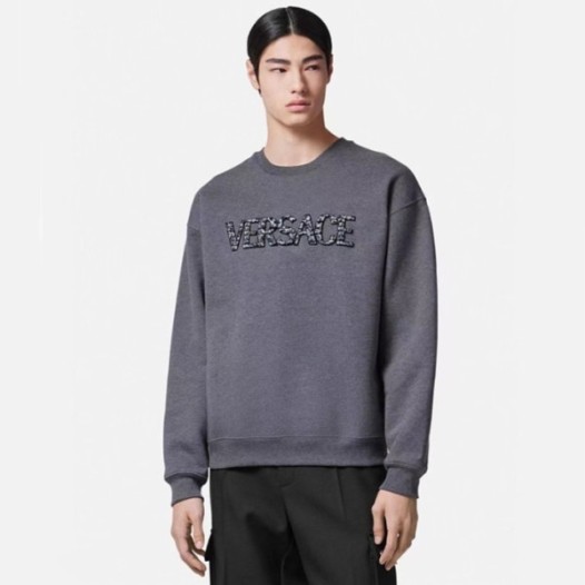 ❤베르사체 남성 그레이 크루넥 맨투맨- Versace Mens Gray Tshirts - ve122x