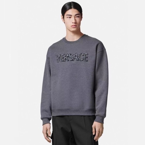 ✨베르사체 남성 그레이 크루넥 맨투맨- Versace Mens Gray Tshirts - ve122x