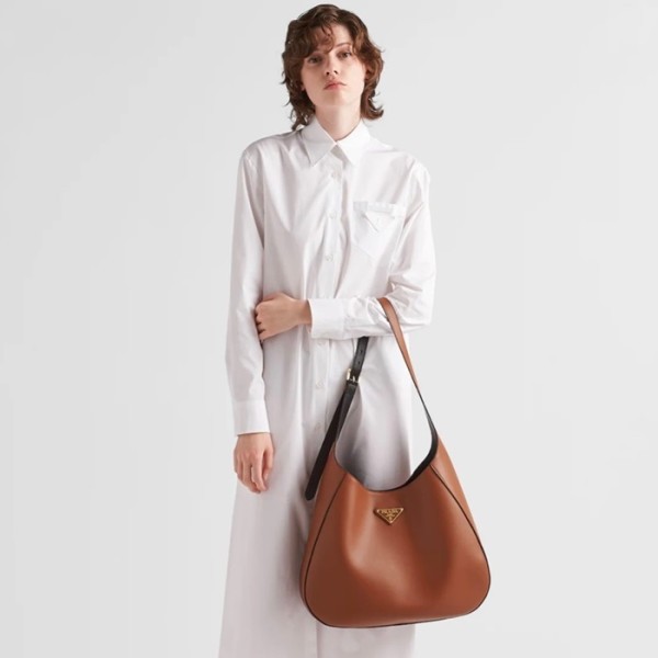 ✨프라다 여성 카멜 클레오백 - Prada Womens Camel Cleo Bag - pr786x