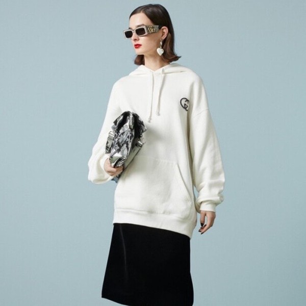 ✨구찌 여성 트렌디 화이트 후드티 -  Gucci Womens White Hoodie - gu1113x