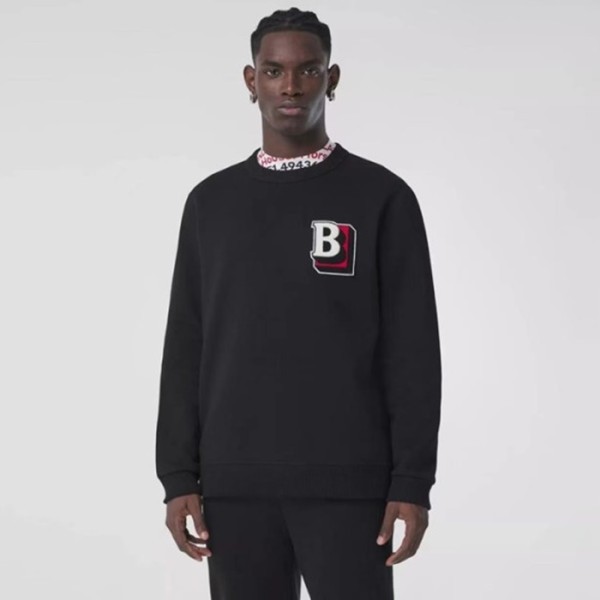 ✨버버리 남성 크루넥 맨투맨 - Burberry Mens Black Tshirts - bu340x