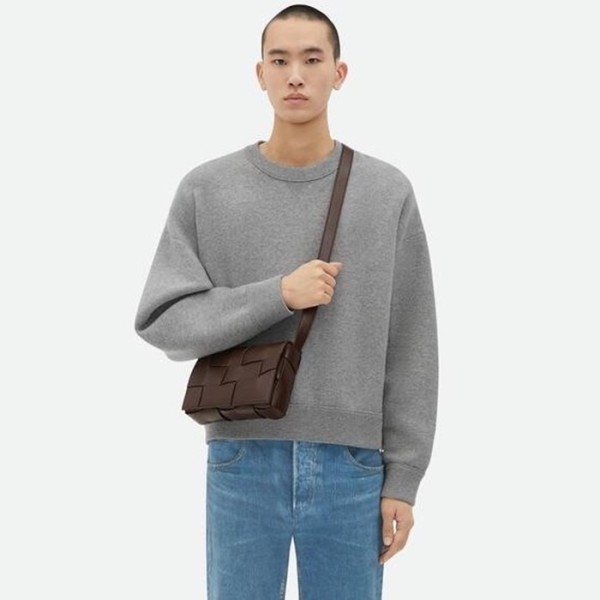 ✨보테가베네타 남성 쵸코 카세트백 - Bottega Veneta Mens Choco Cassette Bag - bv237x