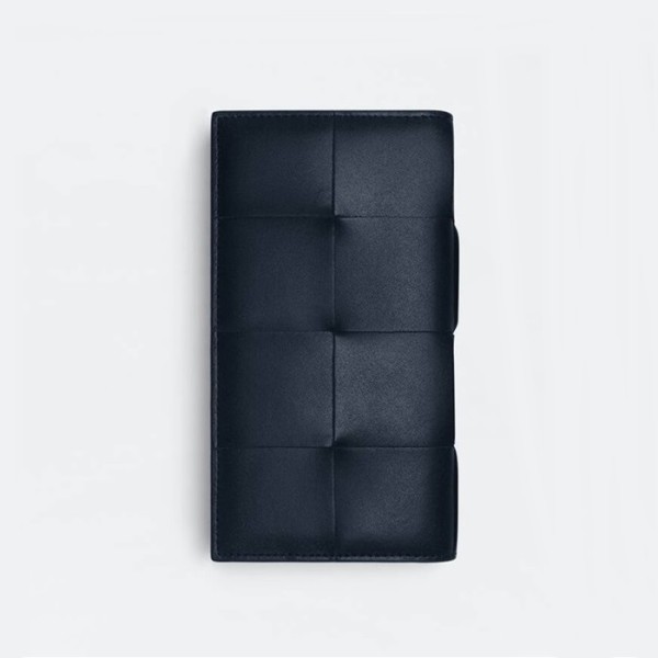 ✨보테가베네타 남성 네이비 장지갑 - Bottega Veneta Mens Navy Long Wallets - bv256x