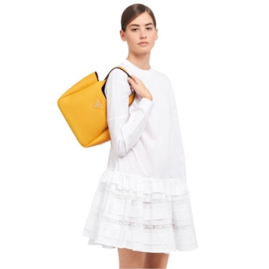 ❤프라다 여성 옐로우 버킷백 - Prada Womens Yellow Bucket Bag - pr797x
