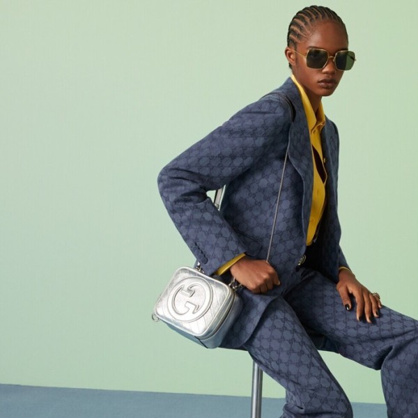 ✨구찌 여성 실버 GG 숄더백 - Gucci Womens Silver GG Shoulder Bag - gu1090x