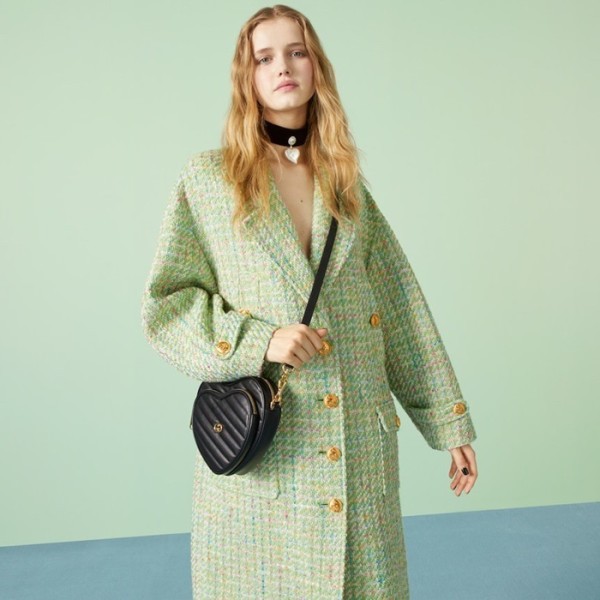 ✨구찌 여성 블랙 하트백 - Gucci Womens Black Heart Bag - gu1097x