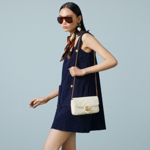 ❤구찌 여성 화이트 GG 마몬트 - Gucci Womens White GG Marmont - gu1101x