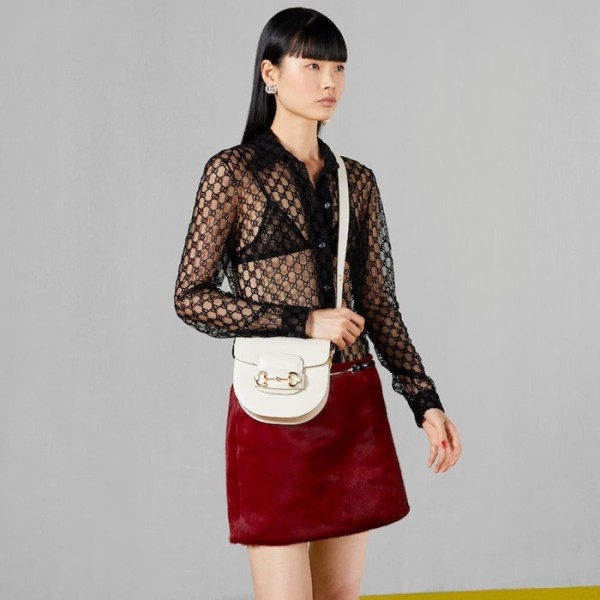 ✨구찌 여성 화이트 홀스빗 - Gucci Womens White Horsebit - gu1105x