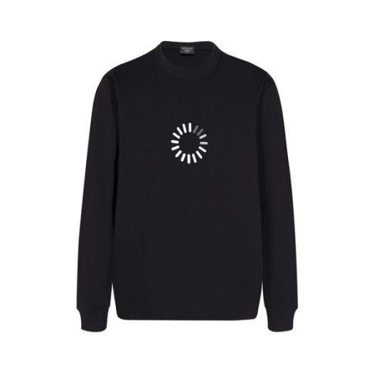 ❤발렌시아가 남성 블랙 맨투맨 - Balenciaga Mens Black Tshirts - ba816x