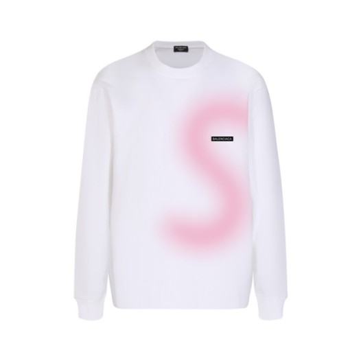 ❤발렌시아가 남성 화이트 맨투맨 - Balenciaga Mens White Tshirts - ba819x