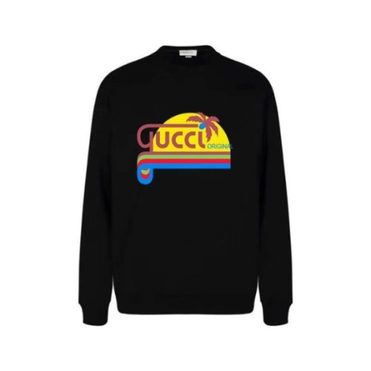 ❤구찌 남성 베이직 블랙 맨투맨 - Gucci Mens Black Tshirts - gu1115x