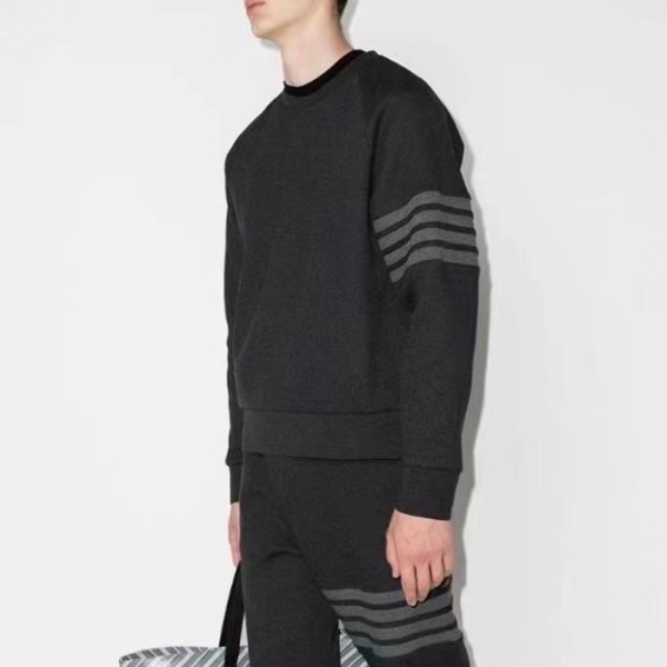 ✨톰브라운 남성 캐쥬얼 그레이 맨투맨 - Thom Browne Mens Gray Tshirts - th129x