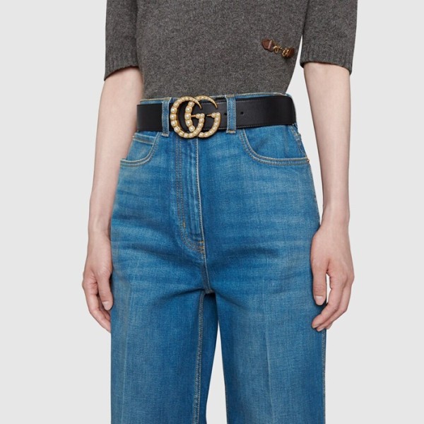 ✨구찌 여성 GG 블랙 벨트 - Gucci Womens Black Belts - gu1120x