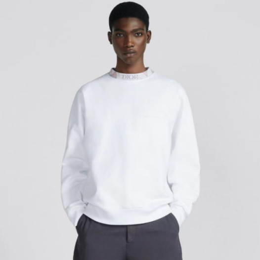 ❤디올 남성 클래식 화이트 맨투맨 - Dior Mens White Tshirts - di851x