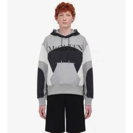 ❤알렉산더맥퀸  남성 캐쥬얼 그레이 후드티 - Alexander McQueen Mens Gray Hoodie - alx124x